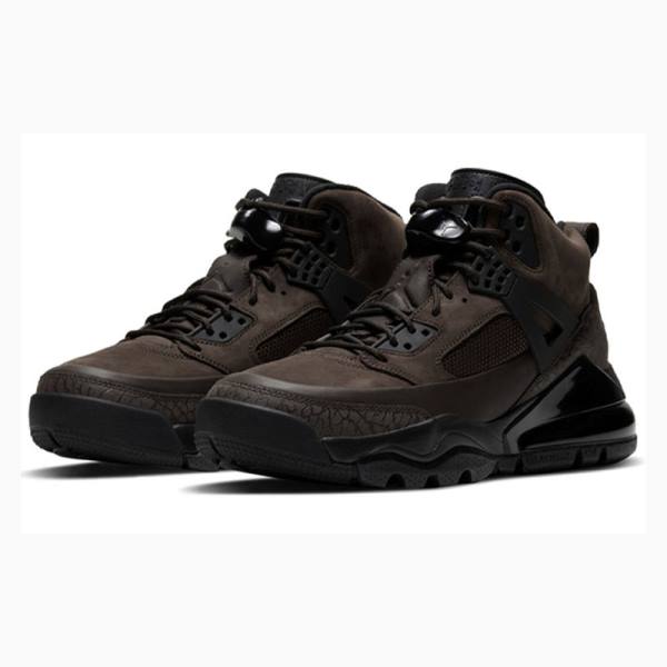 Dark Brown / Black Men's Nike Spizike 270 Dark Brown Basketball Shoes Air Jordan | JD-156HN