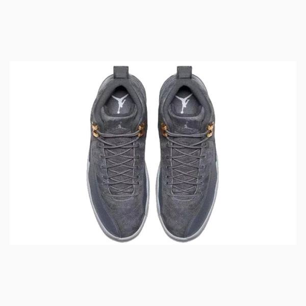 Dark Grey Men's Nike Retro Basketball Shoes Air Jordan 12 | JD-843YP