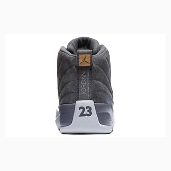 Dark Grey Men's Nike Retro Basketball Shoes Air Jordan 12 | JD-843YP