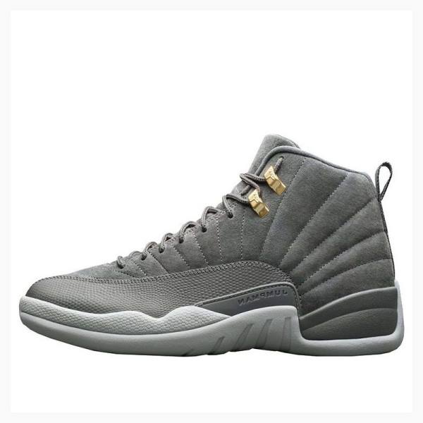 Dark Grey Men\'s Nike Retro Basketball Shoes Air Jordan 12 | JD-843YP