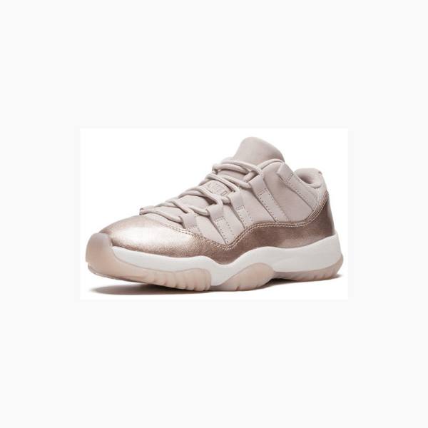 Gold / Rose Women's Nike Retro Low Sneakers Air Jordan 11 | JD-362KT