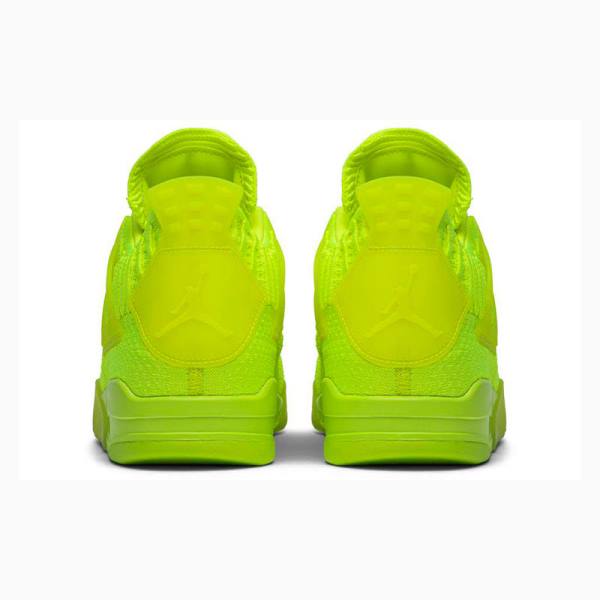 Green Men's Nike Flyknit Volt Basketball Shoes Air Jordan 4 | JD-340YT