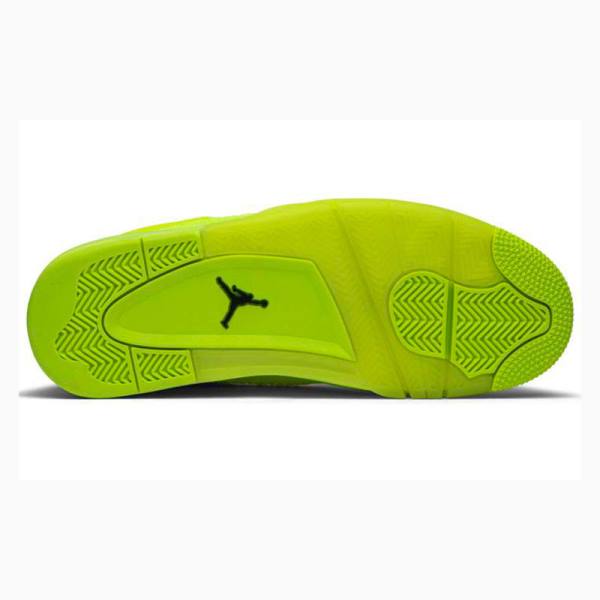 Green Men's Nike Flyknit Volt Basketball Shoes Air Jordan 4 | JD-340YT