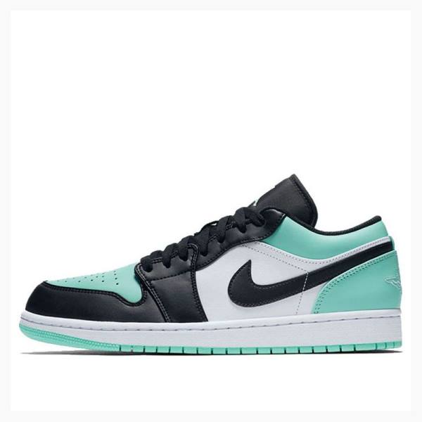 Green Men\'s Nike Retro Low Emerald Rise Sneakers Air Jordan 1 | JD-514SJ