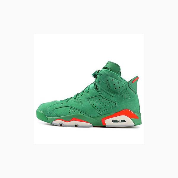 Green Men\'s Nike Retro NRG G8RD Gatorade - Suede Basketball Shoes Air Jordan 6 | JD-857LG