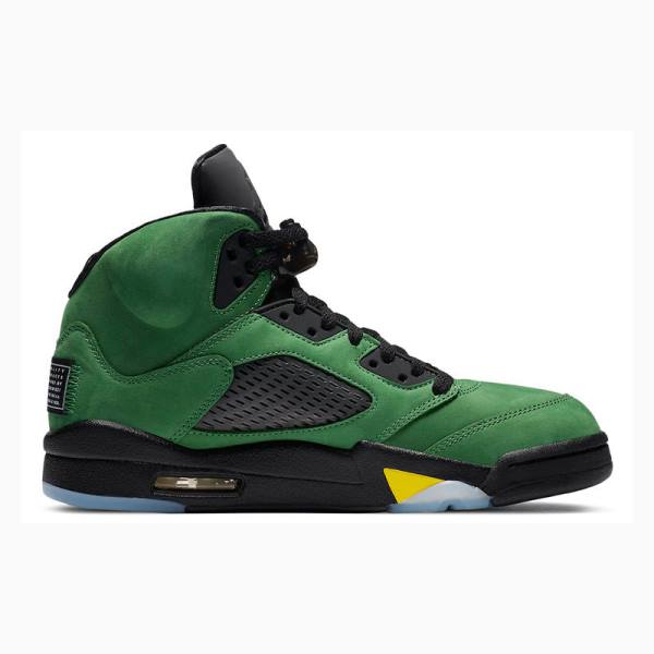 Green Men's Nike Retro SE Oregon Basketball Shoes Air Jordan 5 | JD-261JR