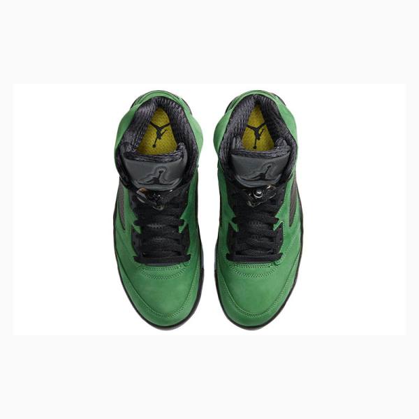 Green Men's Nike Retro SE Oregon Basketball Shoes Air Jordan 5 | JD-261JR