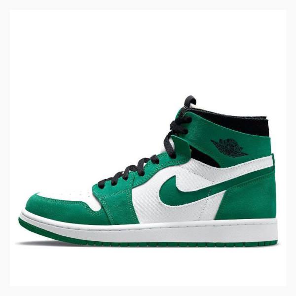 Green / White Men\'s Nike Zoom Comfort \' Stadium Basketball Shoes Air Jordan 1 | JD-584ZQ