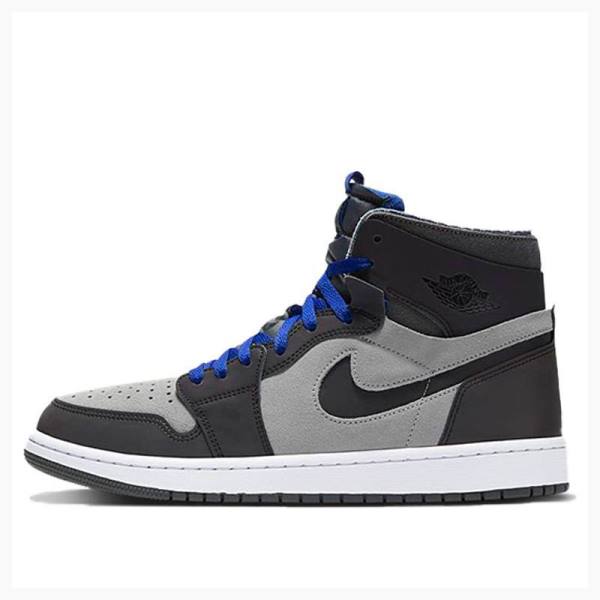 Grey / Black / Blue Men\'s Nike Zoom Air CMFT LPL x Air Jordan Basketball Shoes Air Jordan 1 | JD-798UI