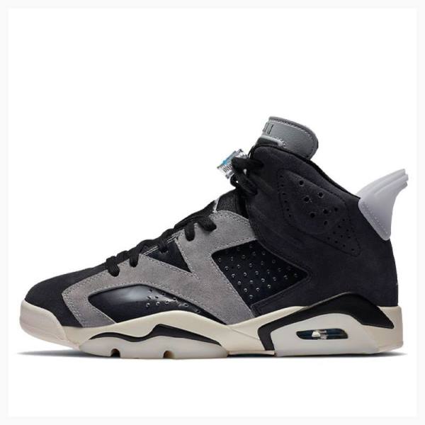 Grey / Black Women\'s Nike Retro Tech Chrome Basketball Shoes Air Jordan 6 | JD-720GR