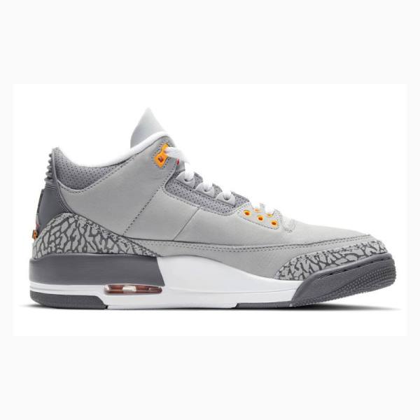 Grey Men's Nike Retro Cool 2021 Basketball Shoes Air Jordan 3 | JD-932QL