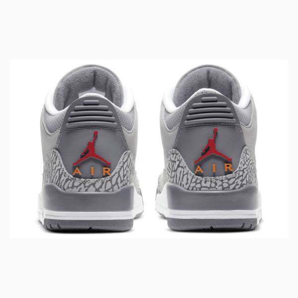 Grey Men's Nike Retro Cool 2021 Basketball Shoes Air Jordan 3 | JD-932QL