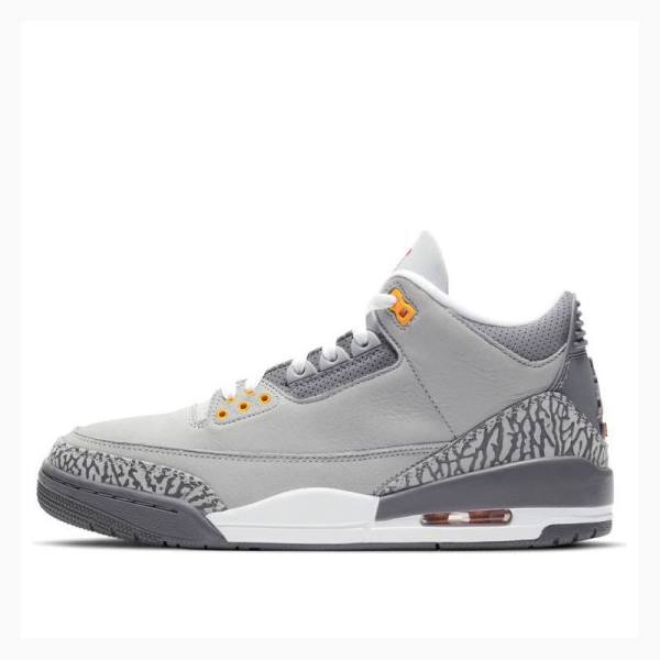 Grey Men\'s Nike Retro Cool 2021 Basketball Shoes Air Jordan 3 | JD-932QL