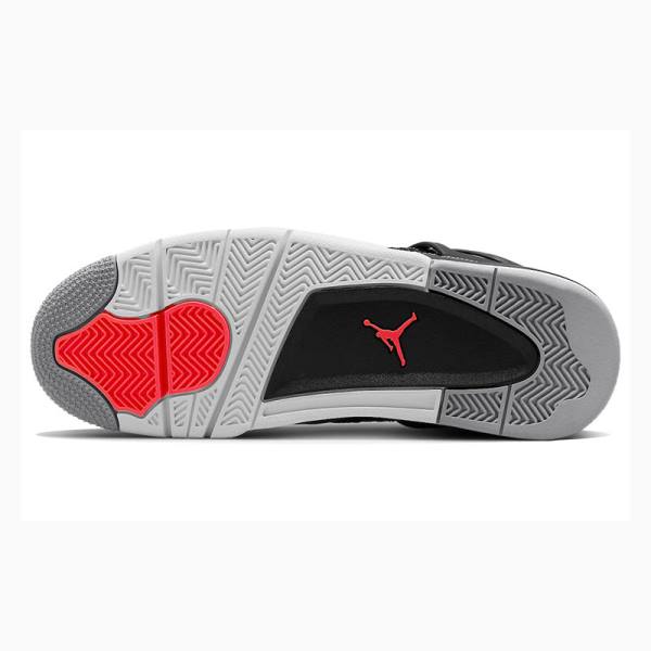 Grey / Red Men's Nike Infrared Basketball Shoes Air Jordan 4 | JD-705XT