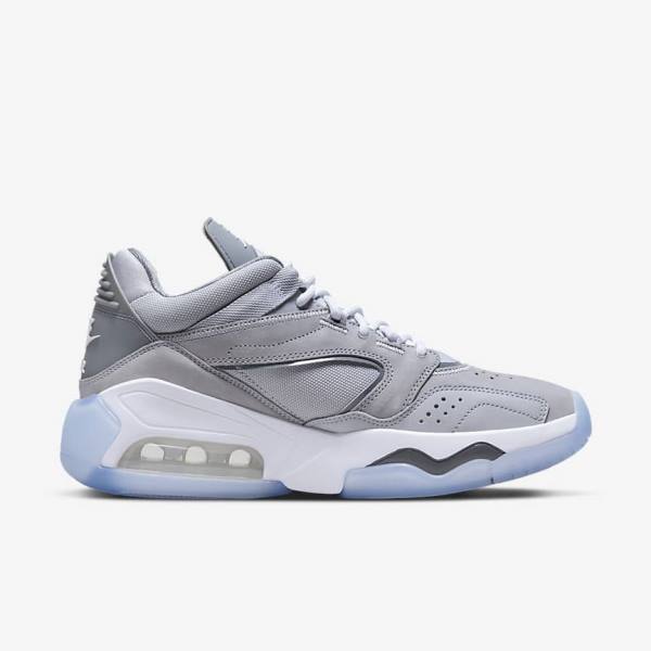 Grey / White Men's Nike Point Lane Running Shoes Air Jordan | NK706HOC