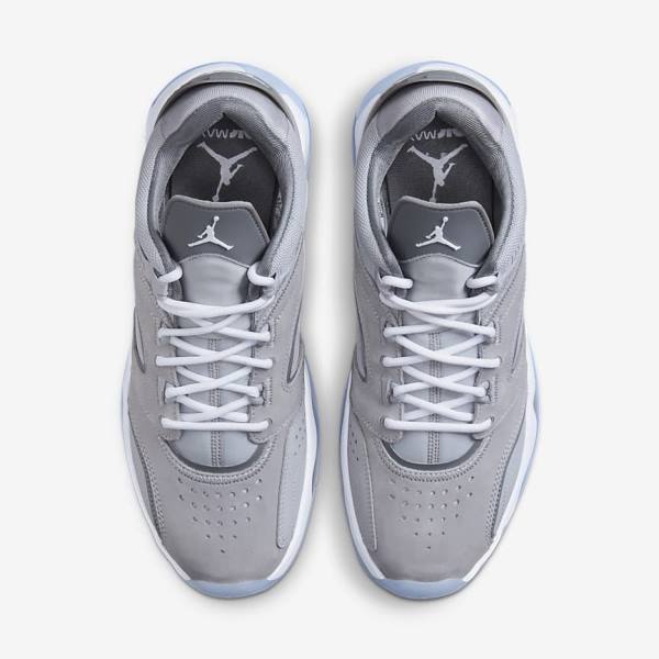 Grey / White Men's Nike Point Lane Running Shoes Air Jordan | NK706HOC