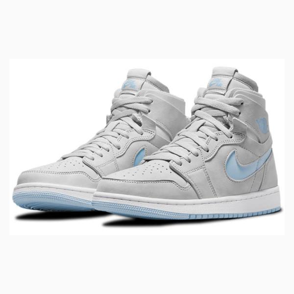 Grey Women's Nike Zoom CMFT Basketball Shoes Air Jordan 1 | JD-295PN