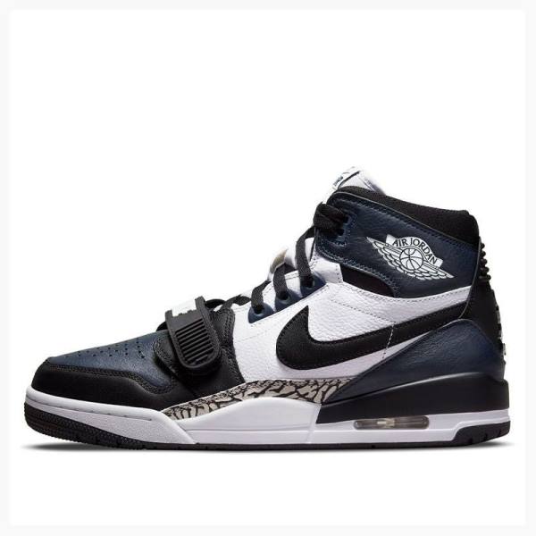 Navy / Black Men\'s Nike Legacy 312 Armory Basketball Shoes Air Jordan | JD-694MZ