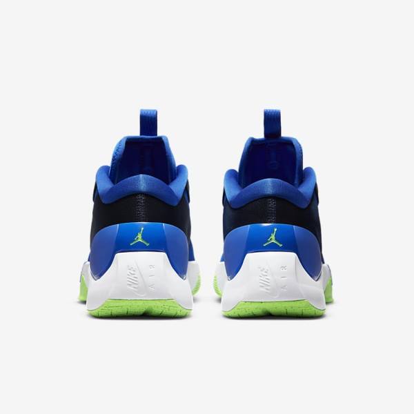 Navy / Blue / White / Green Men's Nike Zoom Separate Air Jordan | NK875ZXB