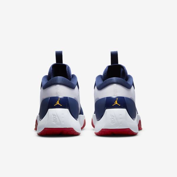 Navy / White / Red / Gold Men's Nike Zoom Separate Air Jordan | NK895XWY