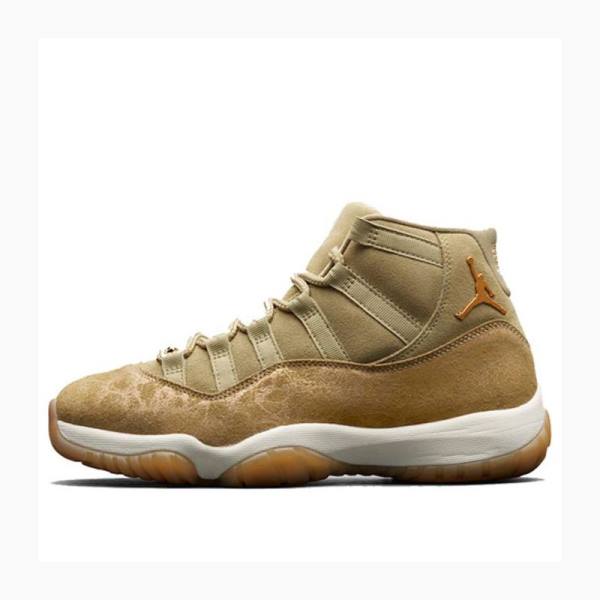 Olive / Brown Women\'s Nike Retro Neutral Basketball Shoes Air Jordan 11 | JD-145EM