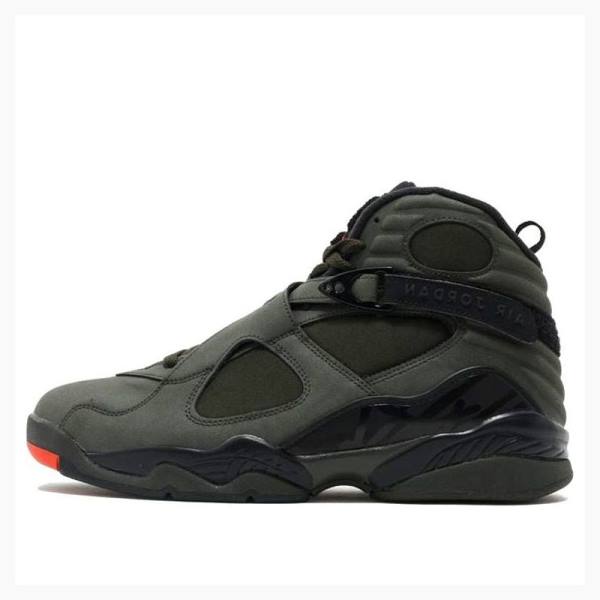 Olive Men\'s Nike Retro Take Flight Basketball Shoes Air Jordan 8 | JD-804AK