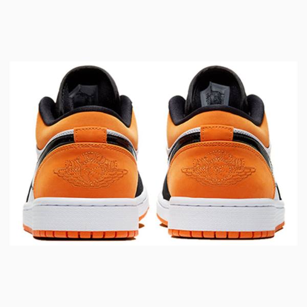 Orange / Black Men's Nike Retro Low Shattered Backboard Sneakers Air Jordan 1 | JD-946JH