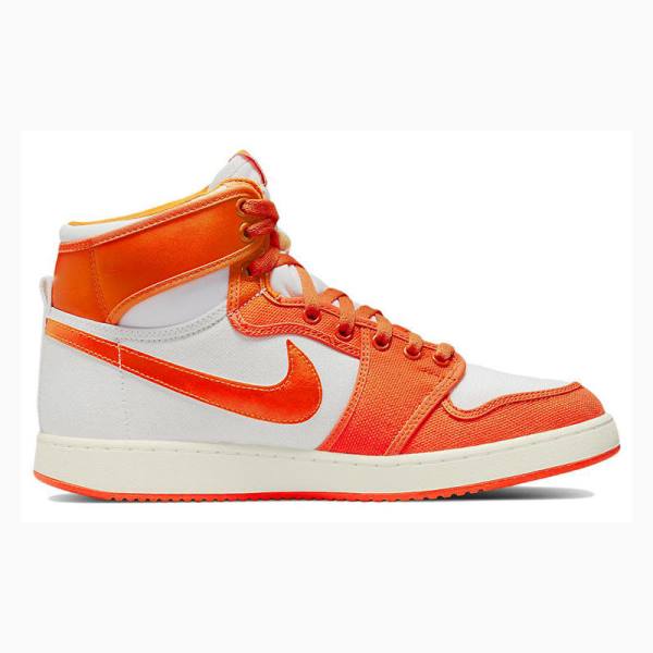 Orange Men's Nike KO Rush Basketball Shoes Air Jordan 1 | JD-687YJ