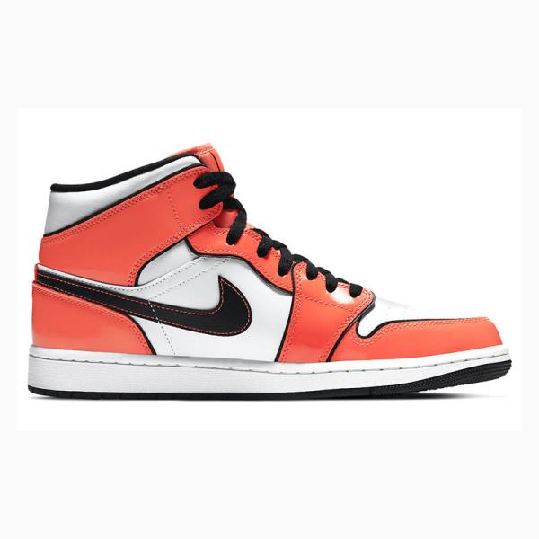 Orange Men's Nike Mid SE Turf Basketball Shoes Air Jordan 1 | JD-423VL