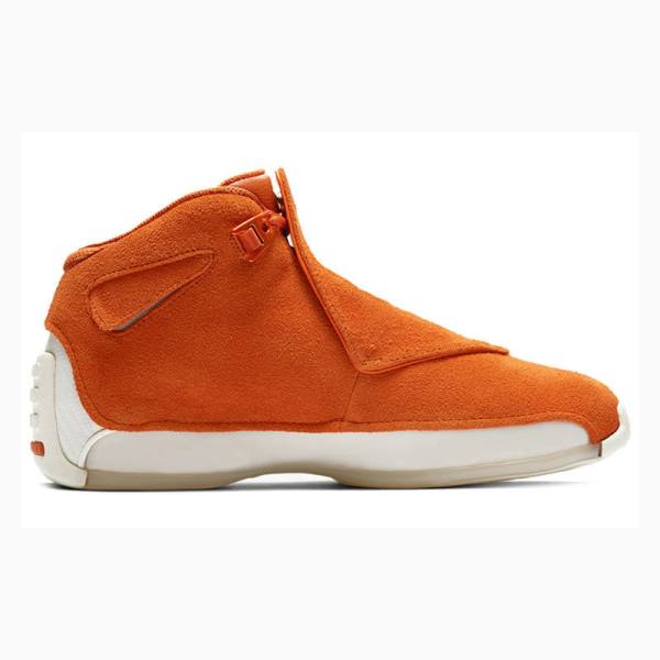 Orange Men's Nike Retro Suede Basketball Shoes Air Jordan 18 | JD-723ZI