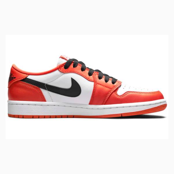 Orange Women's Nike Low OG Starfish Sneakers Air Jordan 1 | JD-743DM