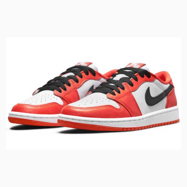 Orange Women's Nike Low OG Starfish Sneakers Air Jordan 1 | JD-743DM