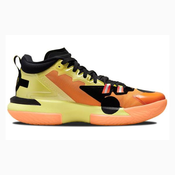 Orange / Yellow Men's Nike X Naruto Zion 1 SP PF Basketball Shoes Air Jordan | JD-275RG