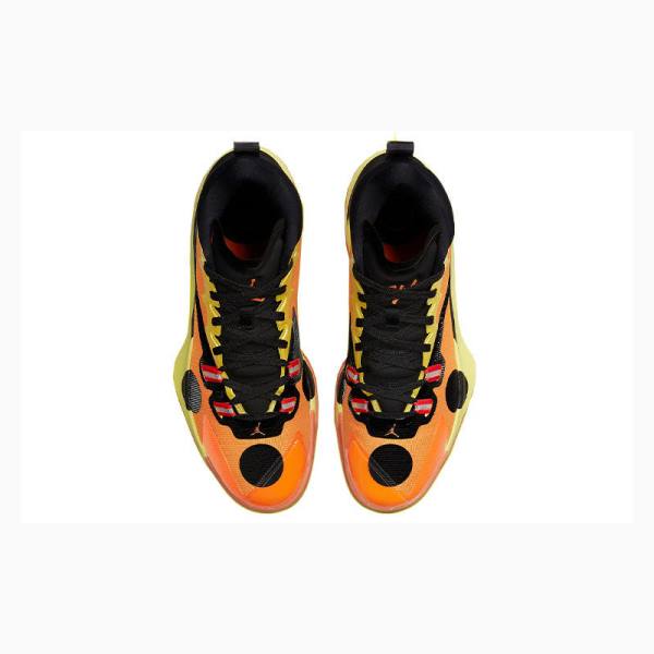 Orange / Yellow Men's Nike X Naruto Zion 1 SP PF Basketball Shoes Air Jordan | JD-275RG