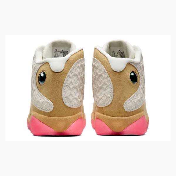 Pink / Grey / Brown Men's Nike Retro CNY Chinese New Year Basketball Shoes Air Jordan 13 | JD-607PX