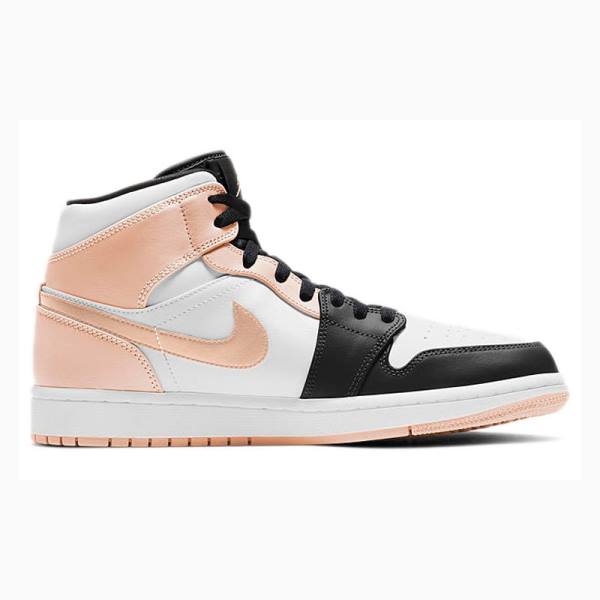 Pink Men's Nike Mid Crimson Tint Basketball Shoes Air Jordan 1 | JD-203KL