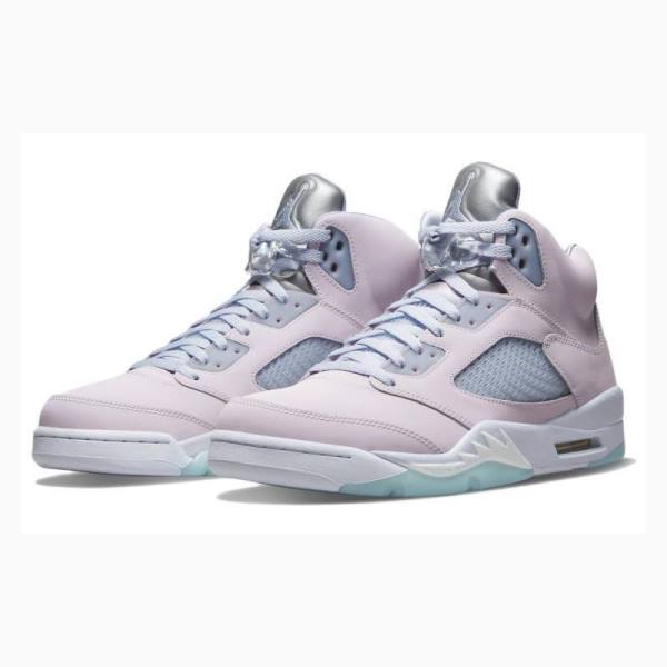 Pink Men's Nike Retro SE Easter Basketball Shoes Air Jordan 5 | JD-531NE