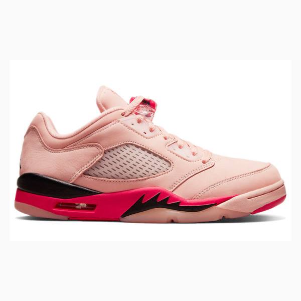 Pink / Red Women's Nike Retro Low Arctic Sneakers Air Jordan 5 | JD-451KZ