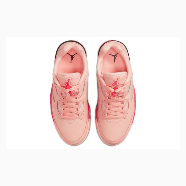 Pink / Red Women's Nike Retro Low Arctic Sneakers Air Jordan 5 | JD-451KZ