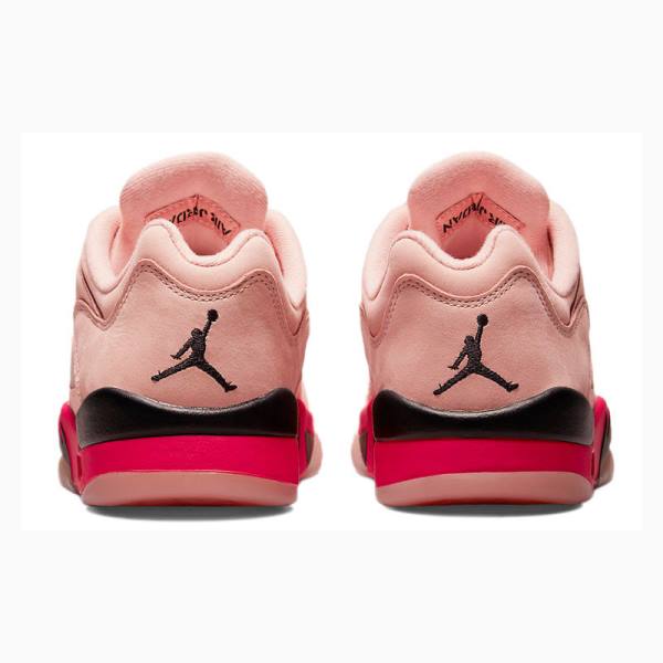 Pink / Red Women's Nike Retro Low Arctic Sneakers Air Jordan 5 | JD-451KZ