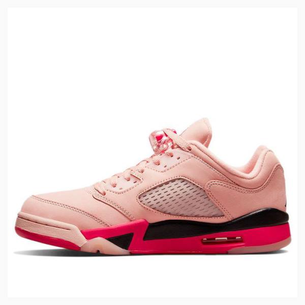 Pink / Red Women\'s Nike Retro Low Arctic Sneakers Air Jordan 5 | JD-451KZ