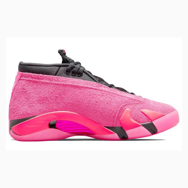 Pink Women's Nike Retro Low Shocking Sneakers Air Jordan 14 | JD-498EH