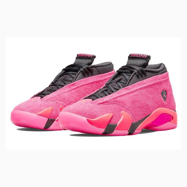 Pink Women's Nike Retro Low Shocking Sneakers Air Jordan 14 | JD-498EH