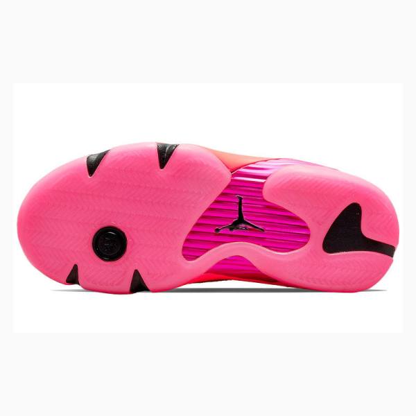 Pink Women's Nike Retro Low Shocking Sneakers Air Jordan 14 | JD-498EH