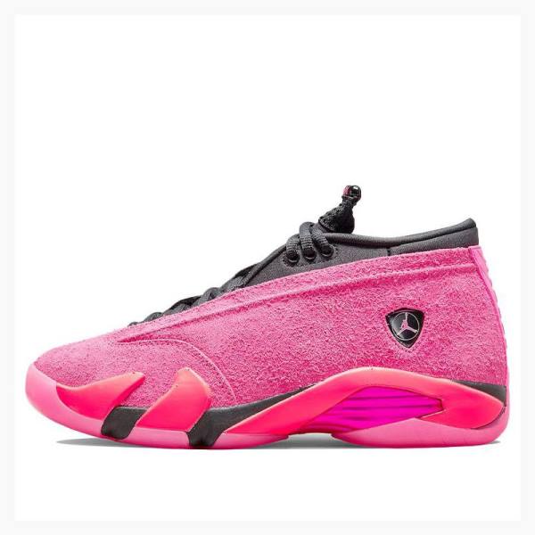 Pink Women\'s Nike Retro Low Shocking Sneakers Air Jordan 14 | JD-498EH