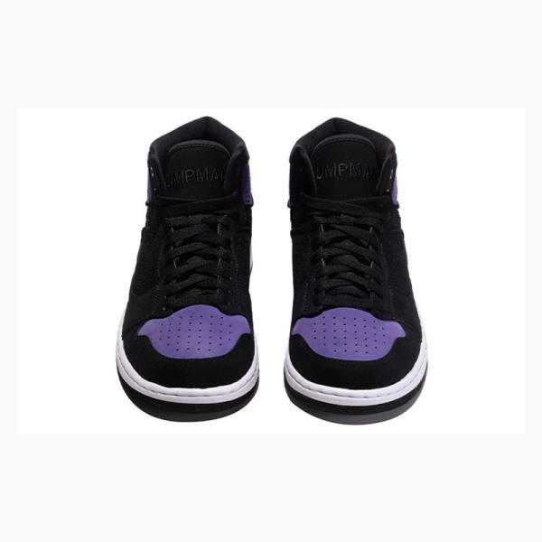 Purple / Black Men's Nike Access Basketball Shoes Air Jordan | JD-549YB