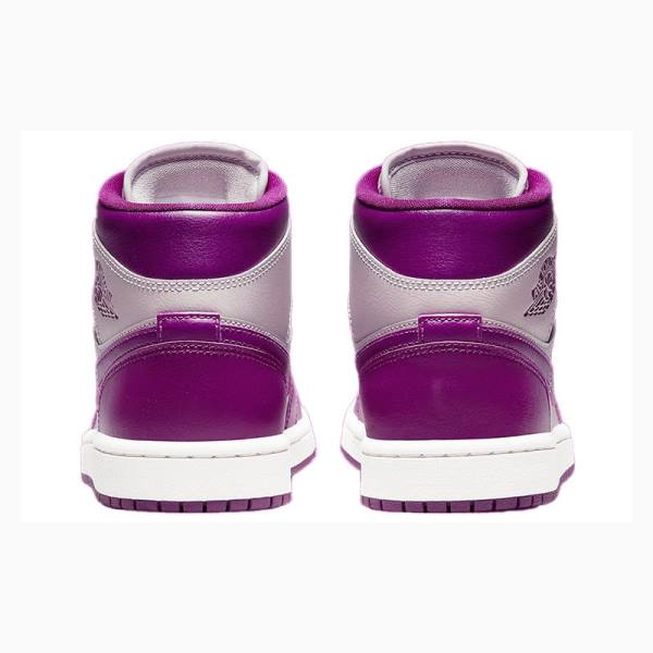 Purple Women's Nike Mid Magenta Basketball Shoes Air Jordan 1 | JD-086UY