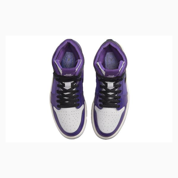 Purple Women's Nike Zoom Air CMFT Patent Basketball Shoes Air Jordan 1 | JD-509UA