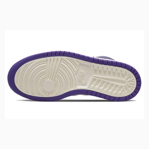 Purple Women's Nike Zoom Air CMFT Patent Basketball Shoes Air Jordan 1 | JD-509UA