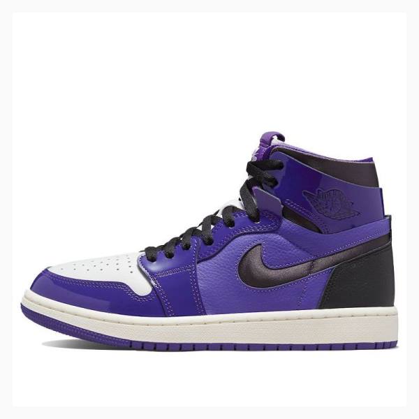 Purple Women\'s Nike Zoom Air CMFT Patent Basketball Shoes Air Jordan 1 | JD-509UA